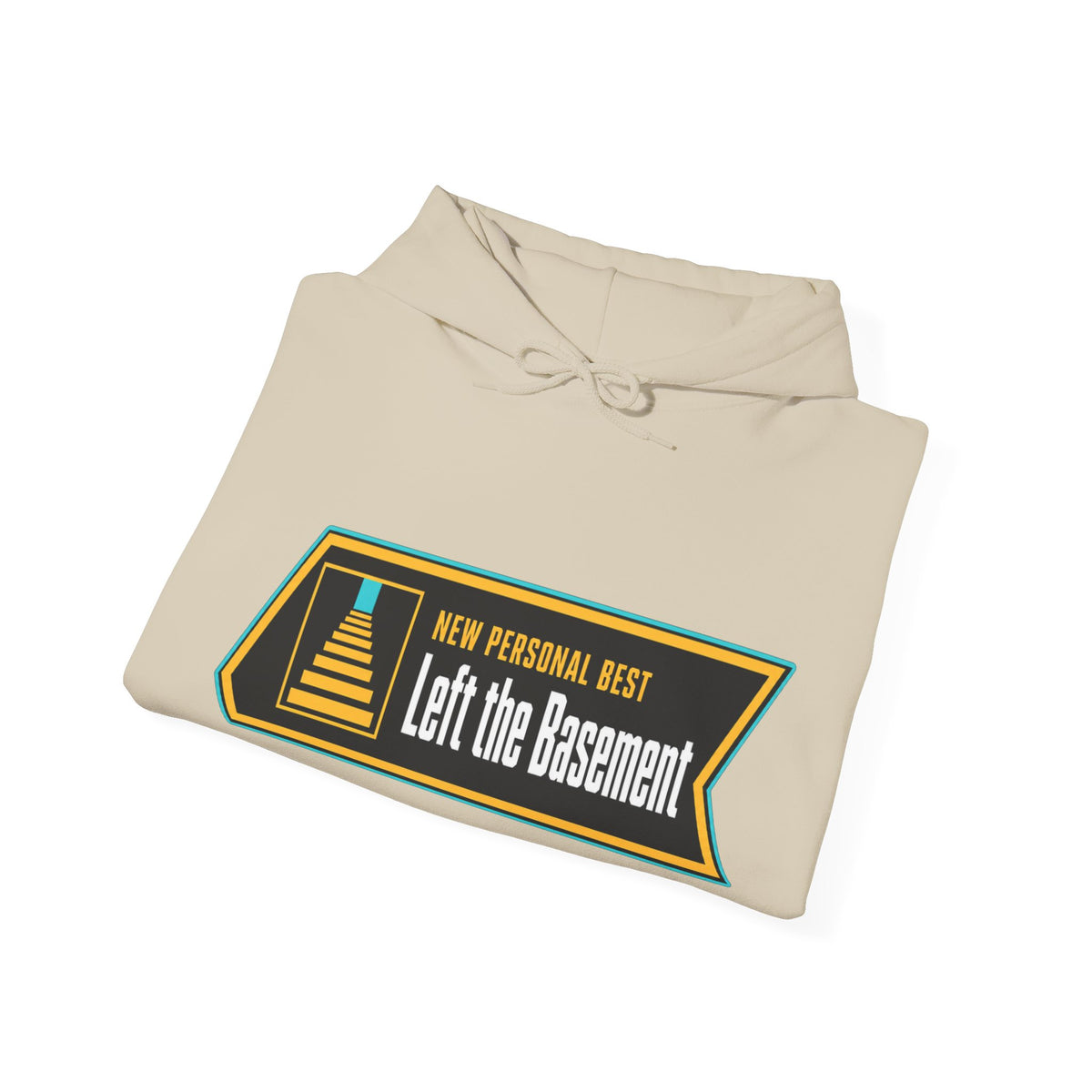 New Personal Best Left the Basement Funny Programmer Hoodie, Computer Geek Sweatshirt, Sarcastic Coder Gift, Nerdy IT Humor Pullover