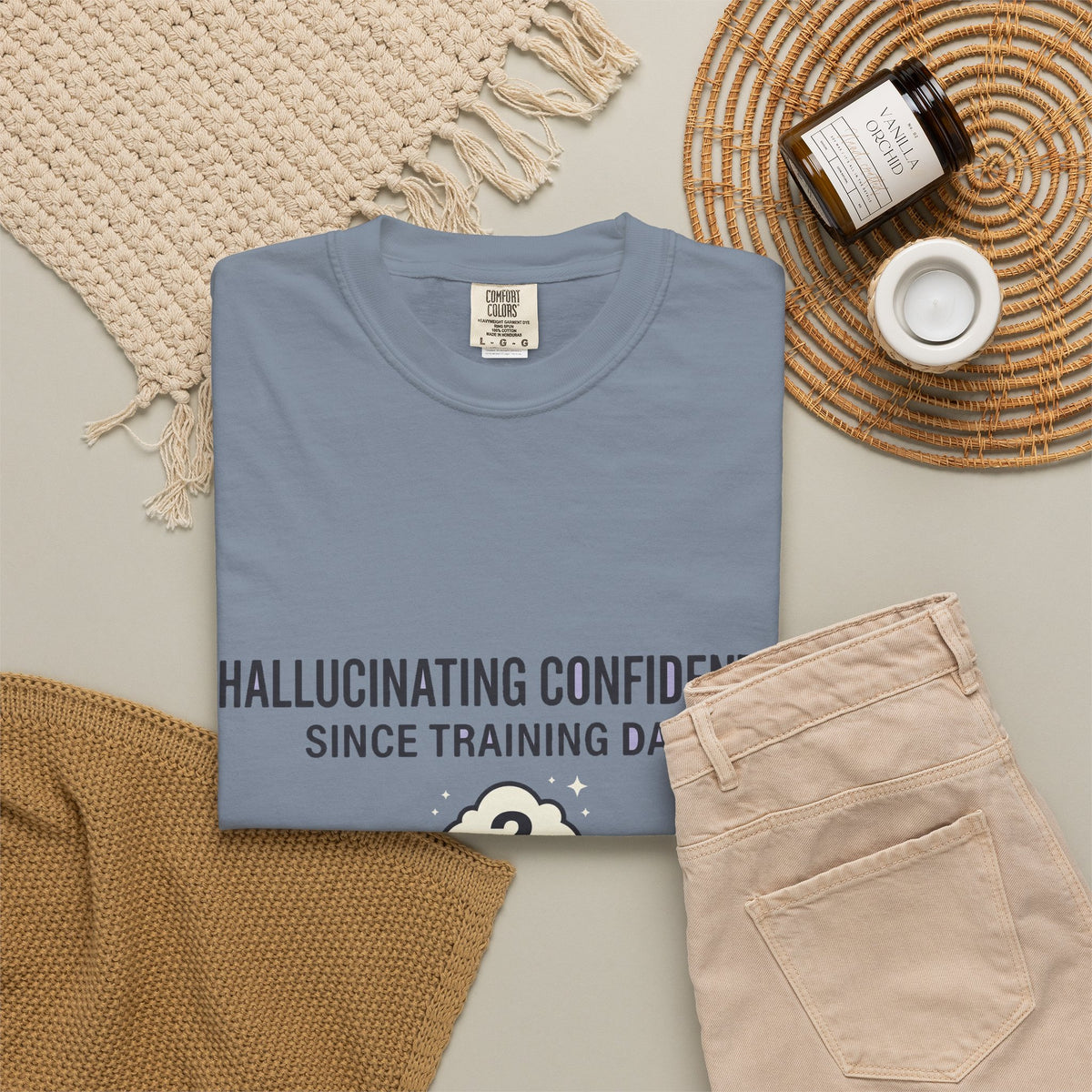 Hallucinating Confidently Funny AI Shirt, Programmer Humor Tee, Machine Learning Joke, Sarcastic Developer Gift, Computer Geek T-Shirt