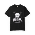 Spooky Season Sleepy Coder Shirt, Cute Skeleton Programmer Tee, Halloween Coding Shirt, Computer Nerd Gift, Funny Developer T-Shirt