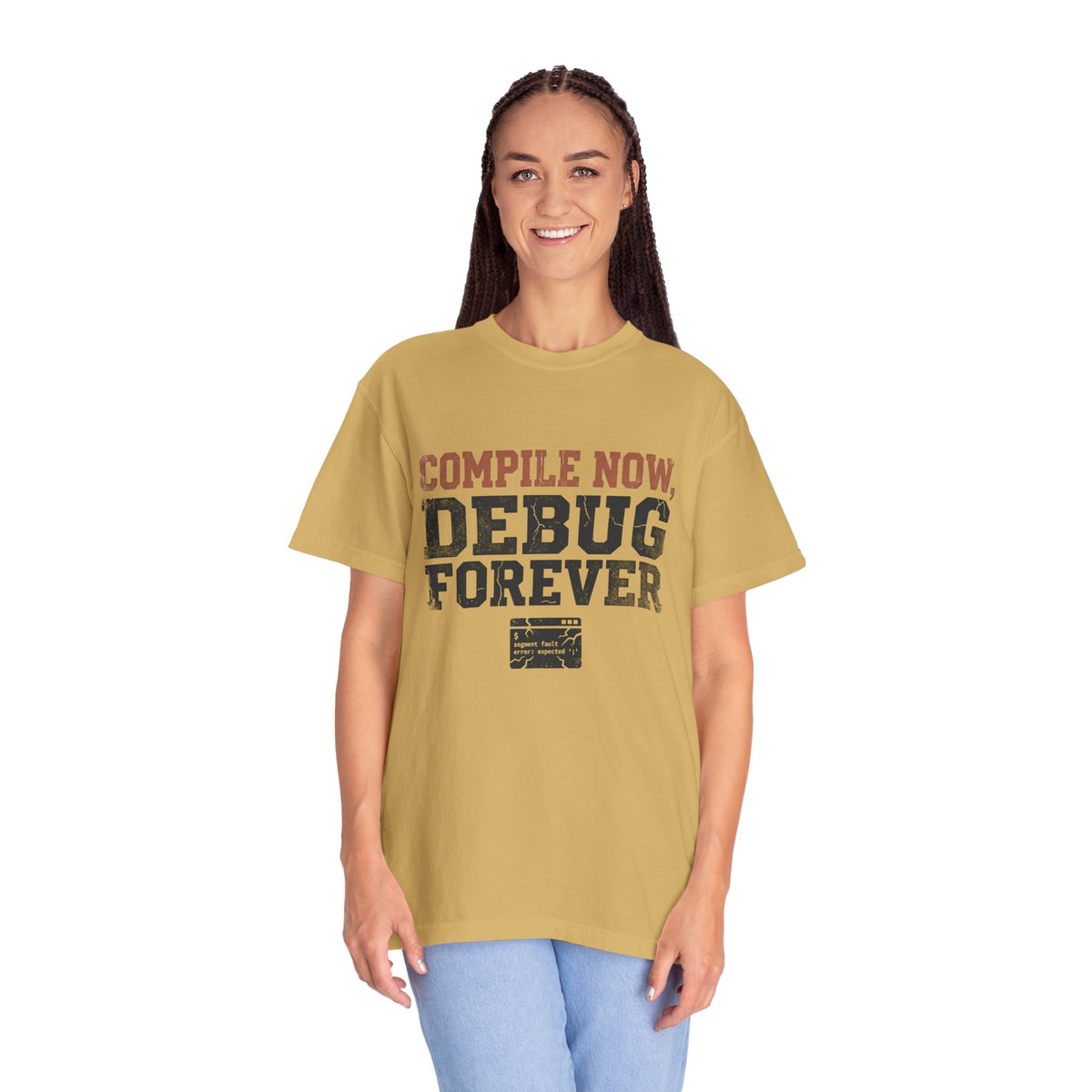 Compile Now, Debug Forever Funny Programmer Shirt, Coding Humor Tee, Software Developer Gift, Computer Geek T-Shirt
