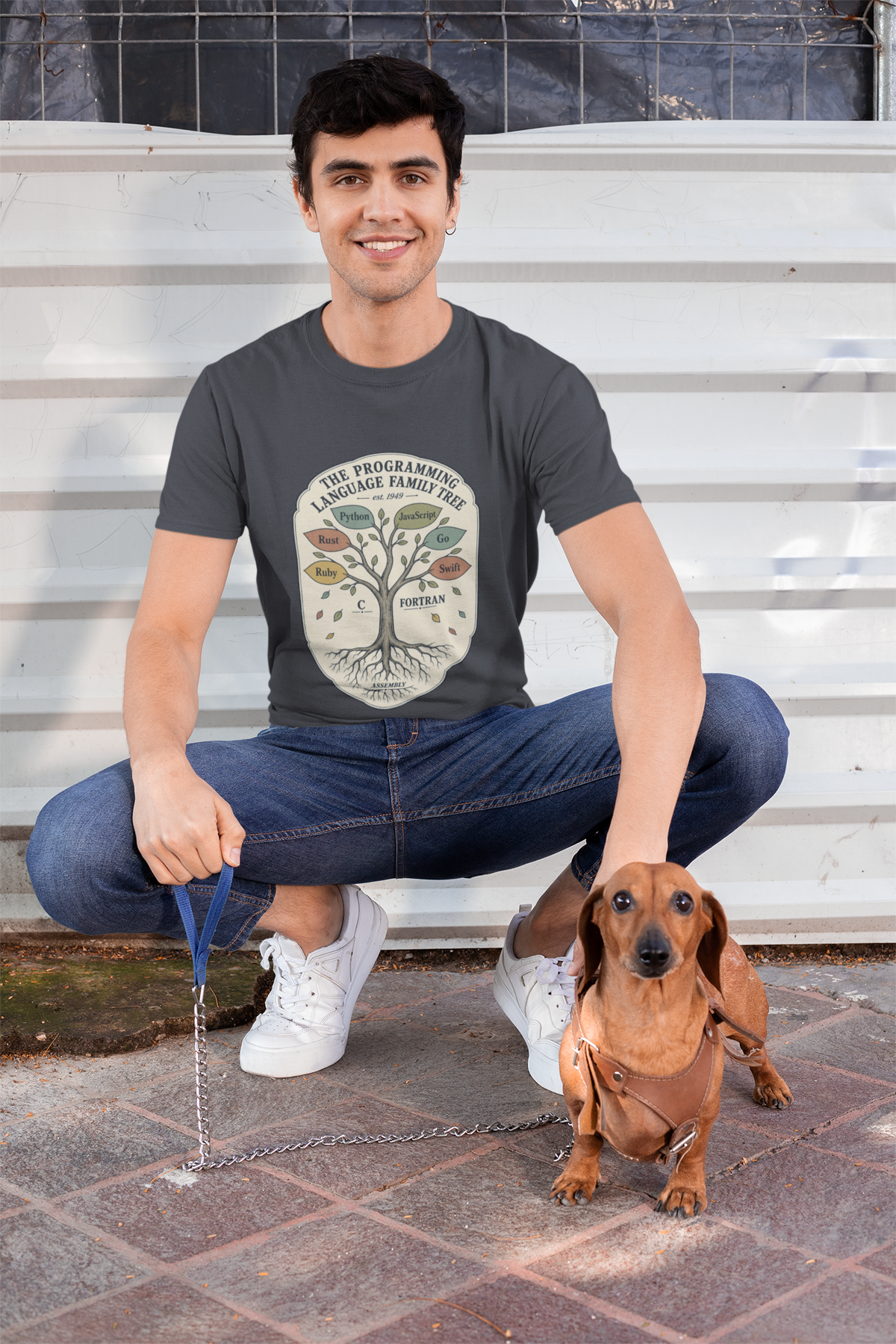 Programming Language Family Tree Shirt, Computer Science Tee, Coder History Chart, Software Engineer Gift, Programmer T-Shirt
