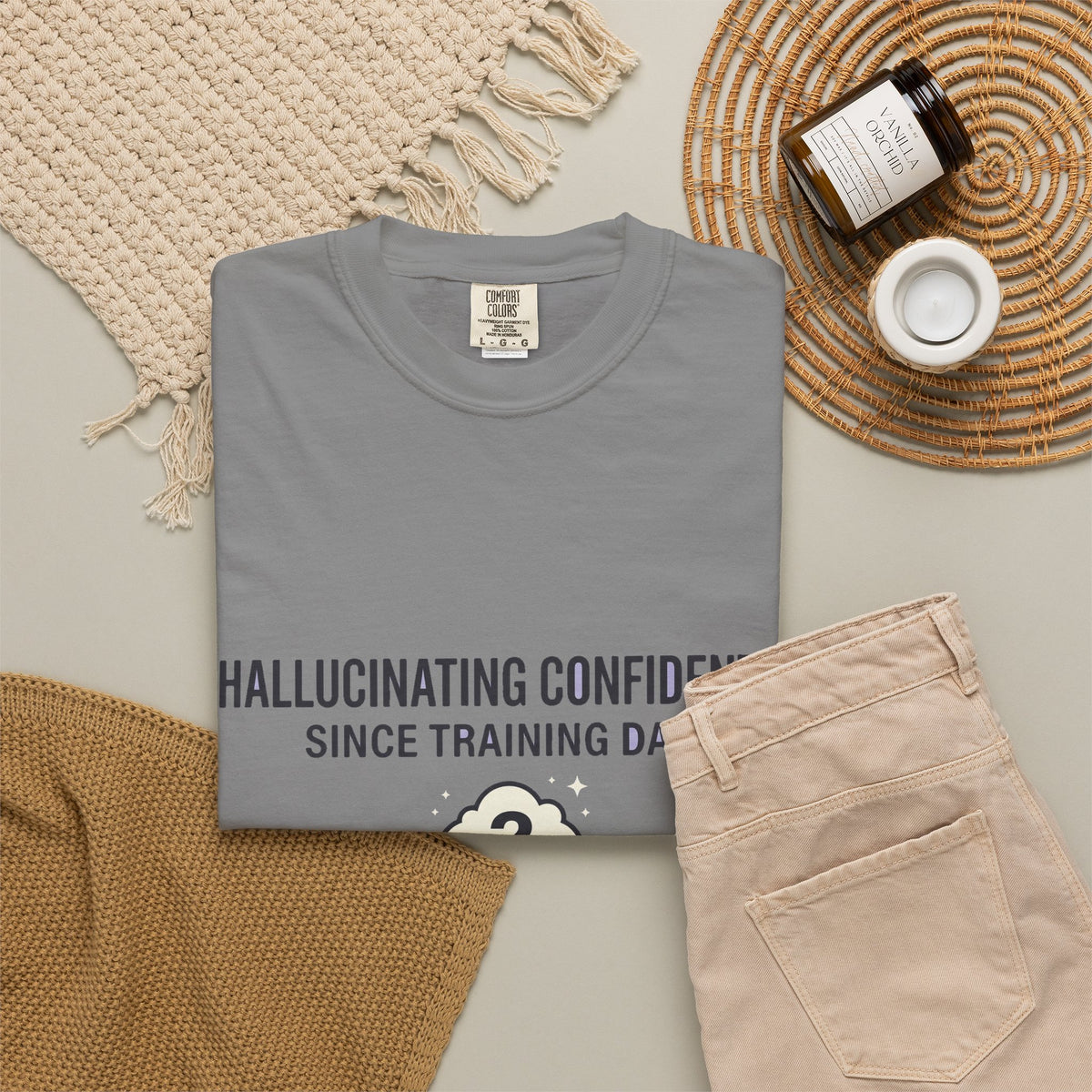 Hallucinating Confidently Funny AI Shirt, Programmer Humor Tee, Machine Learning Joke, Sarcastic Developer Gift, Computer Geek T-Shirt